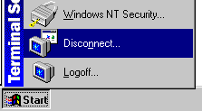 Terminal Server disconnect